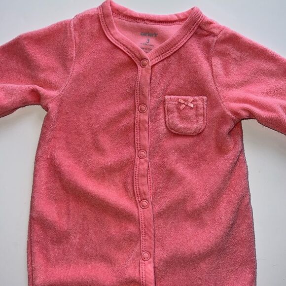 🛍 CUTE LITTLE GIRLS PAJAMAS SIZE 3 MONTHS - Picture 1 of 7